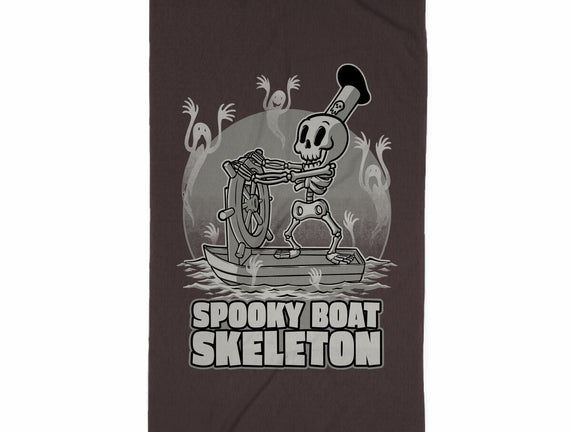 Spooky Boat Skeleton