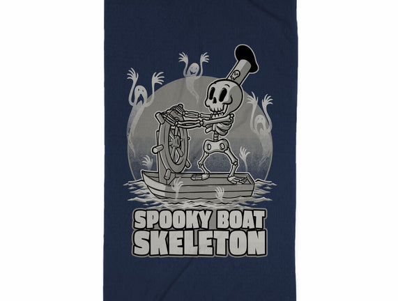 Spooky Boat Skeleton