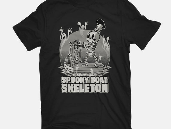 Spooky Boat Skeleton