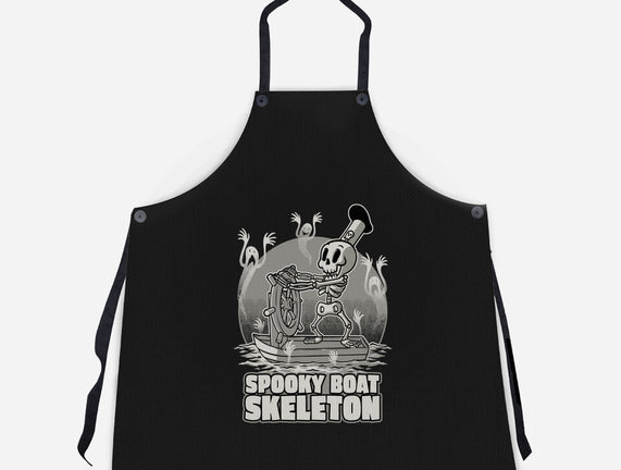 Spooky Boat Skeleton