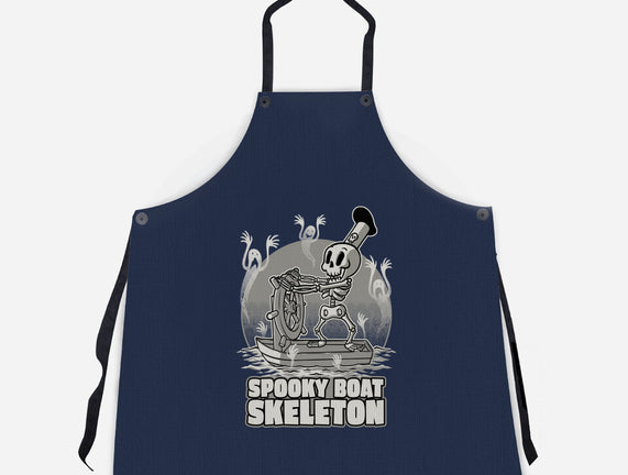 Spooky Boat Skeleton