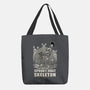 Spooky Boat Skeleton-None-Basic Tote-Bag-Studio Mootant