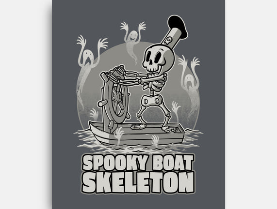 Spooky Boat Skeleton