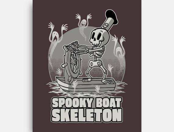 Spooky Boat Skeleton