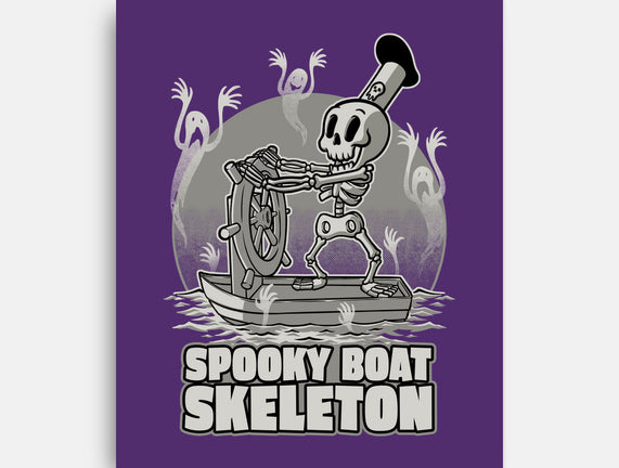 Spooky Boat Skeleton