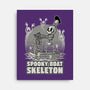 Spooky Boat Skeleton-None-Stretched-Canvas-Studio Mootant