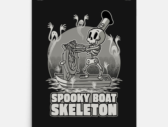 Spooky Boat Skeleton