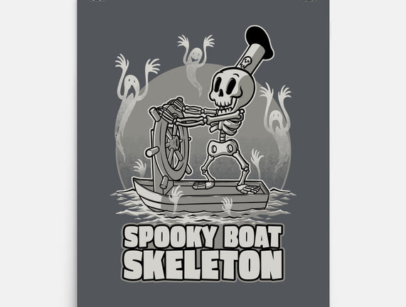 Spooky Boat Skeleton