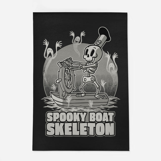 Spooky Boat Skeleton-None-Indoor-Rug-Studio Mootant