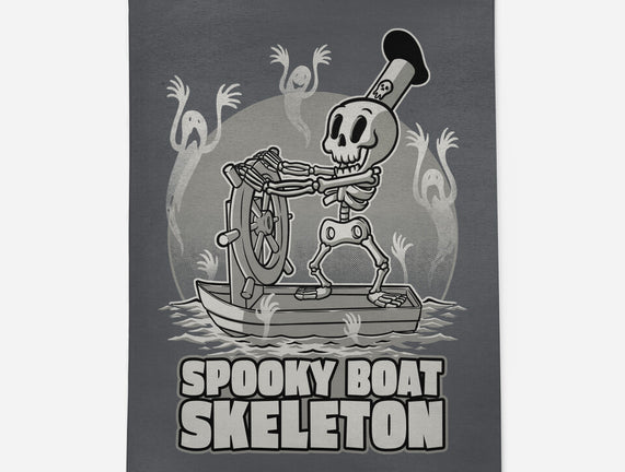 Spooky Boat Skeleton