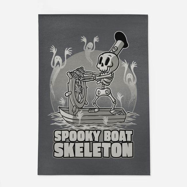 Spooky Boat Skeleton-None-Indoor-Rug-Studio Mootant