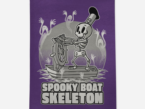 Spooky Boat Skeleton