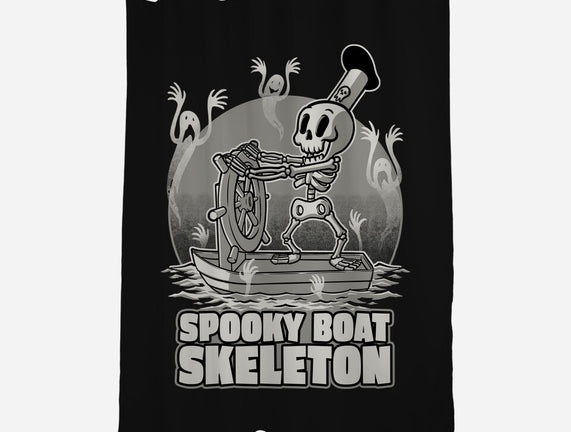 Spooky Boat Skeleton