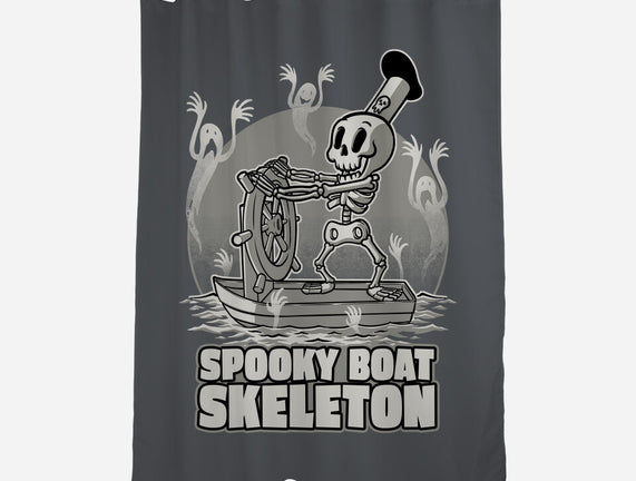 Spooky Boat Skeleton