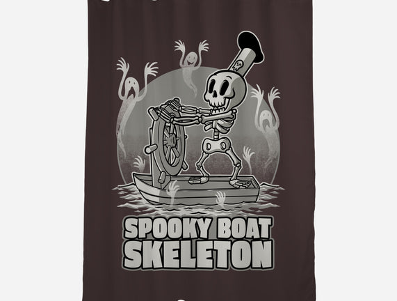 Spooky Boat Skeleton