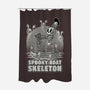 Spooky Boat Skeleton-None-Polyester-Shower Curtain-Studio Mootant