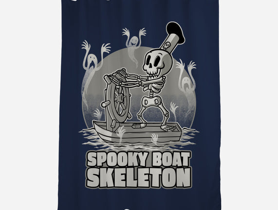 Spooky Boat Skeleton