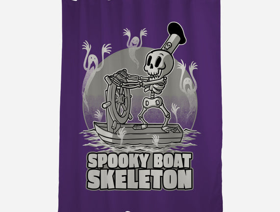 Spooky Boat Skeleton