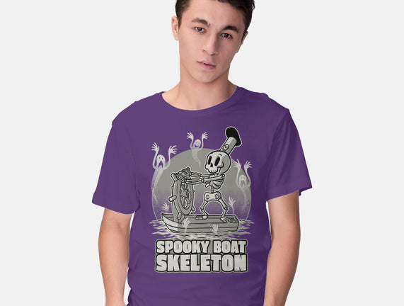 Spooky Boat Skeleton