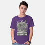 Spooky Boat Skeleton-Mens-Basic-Tee-Studio Mootant