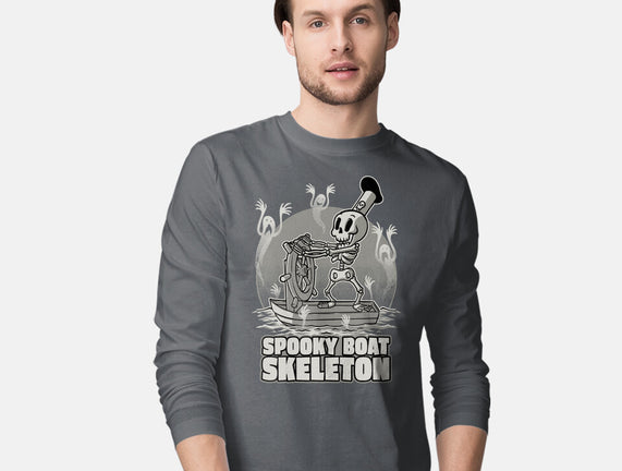 Spooky Boat Skeleton