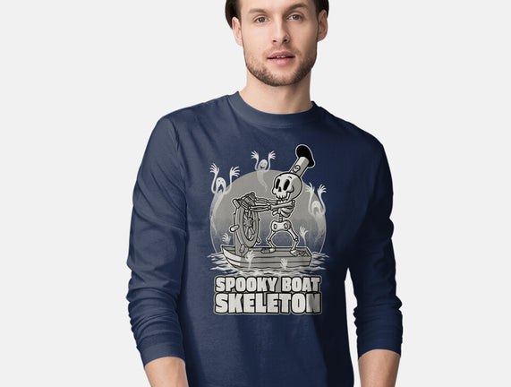 Spooky Boat Skeleton