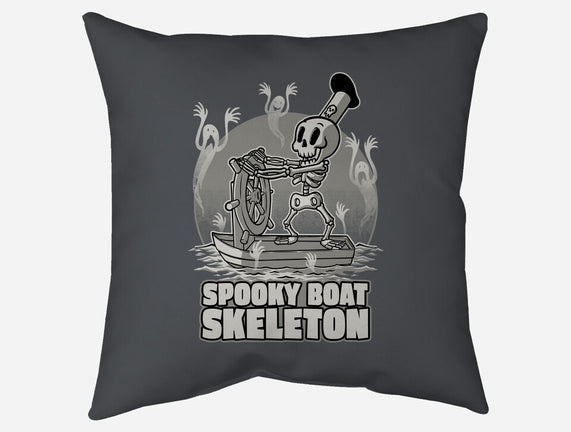 Spooky Boat Skeleton