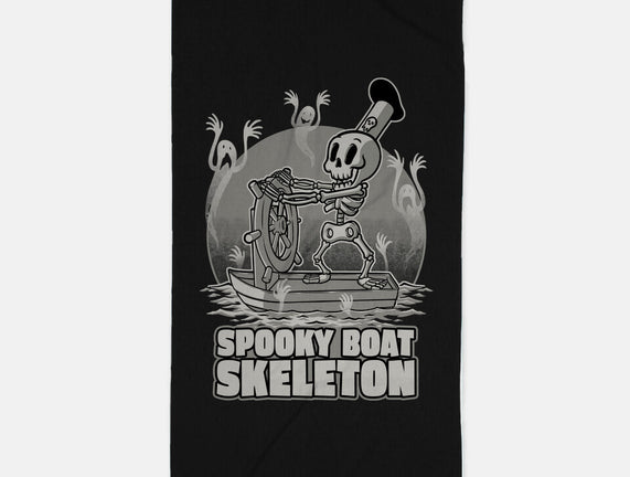 Spooky Boat Skeleton