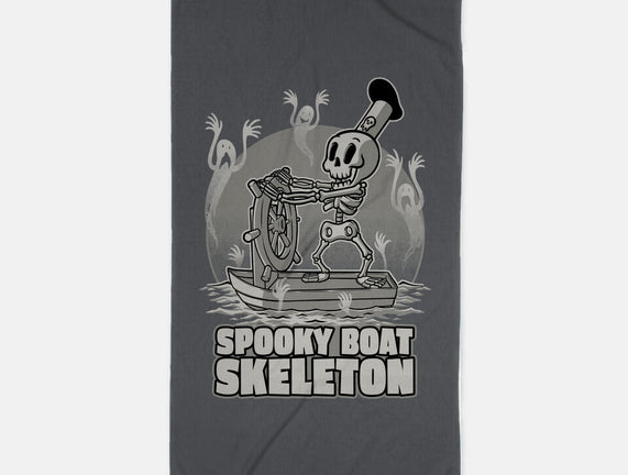 Spooky Boat Skeleton