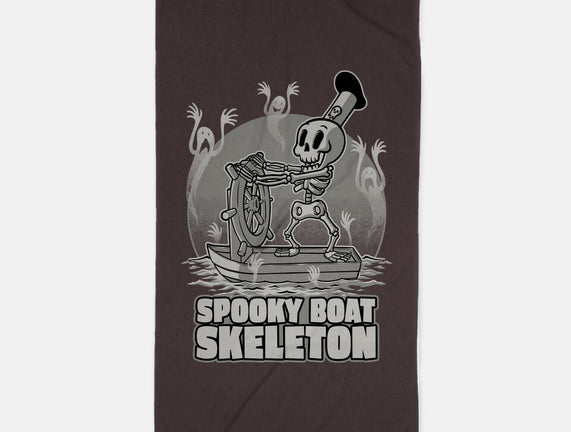 Spooky Boat Skeleton