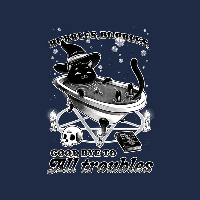 Bubble Bath Cat Witch-Baby-Basic-Tee-Studio Mootant