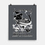 Bubble Bath Cat Witch-None-Matte-Poster-Studio Mootant