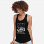 Bubble Bath Cat Witch-Womens-Racerback-Tank-Studio Mootant