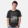 Bubble Bath Cat Witch-Mens-Basic-Tee-Studio Mootant