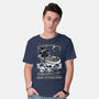 Bubble Bath Cat Witch-Mens-Basic-Tee-Studio Mootant