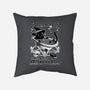 Bubble Bath Cat Witch-None-Removable Cover-Throw Pillow-Studio Mootant