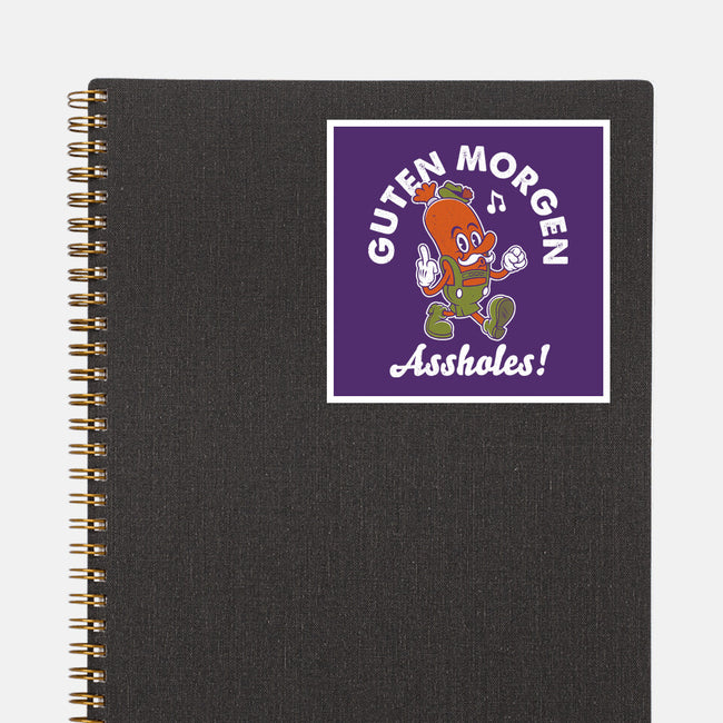 Guten Morgen-None-Glossy-Sticker-Nemons