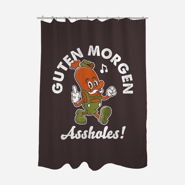 Guten Morgen-None-Polyester-Shower Curtain-Nemons