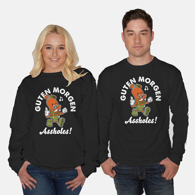 Guten Morgen-Unisex-Crew Neck-Sweatshirt-Nemons