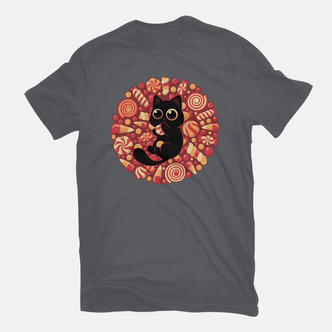 Kitty Candyland-Womens-Fitted-Tee-erion_designs