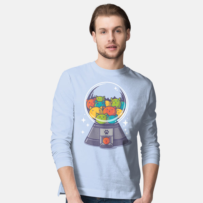 Candy Cat Machine-Mens-Long Sleeved-Tee-erion_designs