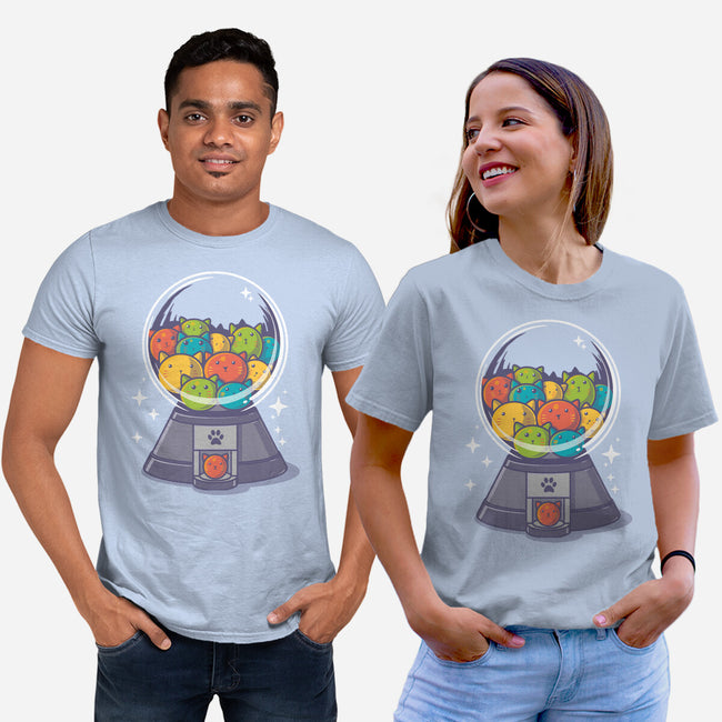 Candy Cat Machine-Unisex-Basic-Tee-erion_designs