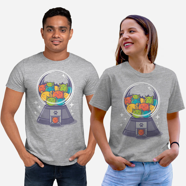 Candy Cat Machine-Unisex-Basic-Tee-erion_designs