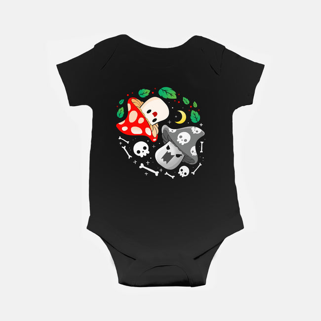 Dead Alive Mushrooms-Baby-Basic-Onesie-Vallina84