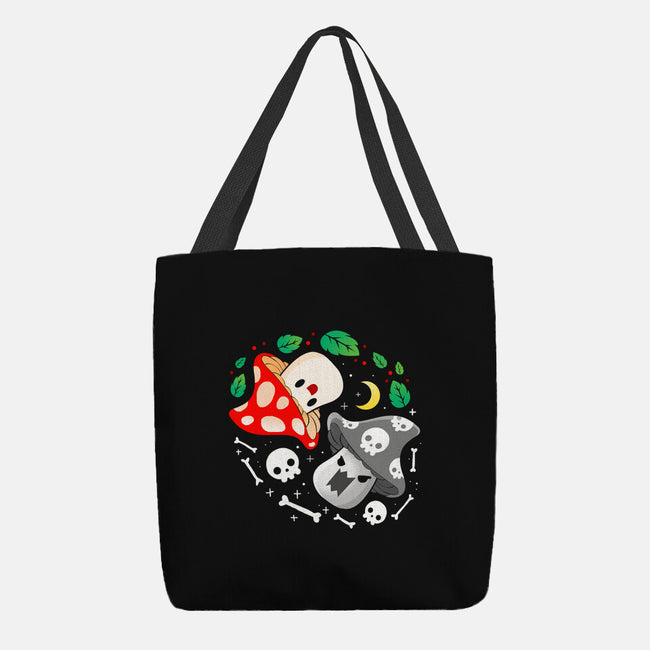 Dead Alive Mushrooms-None-Basic Tote-Bag-Vallina84