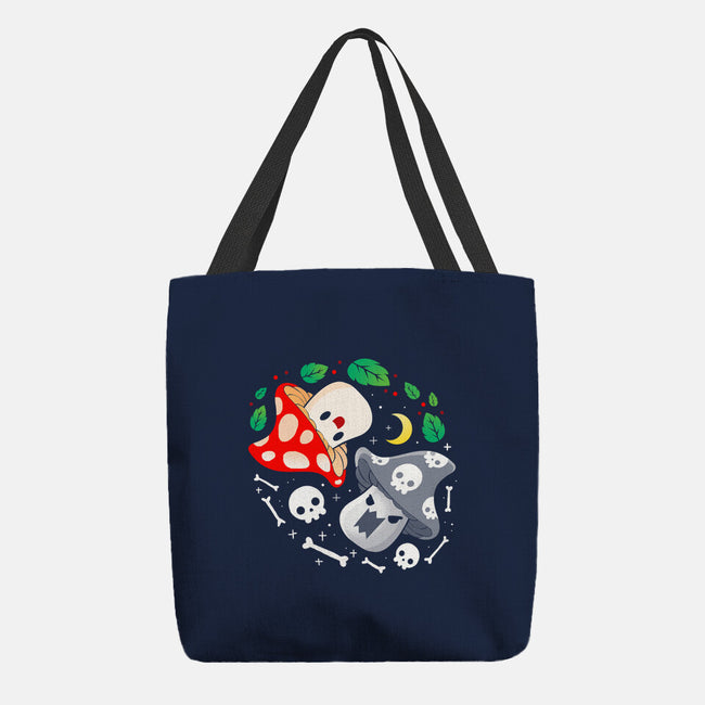 Dead Alive Mushrooms-None-Basic Tote-Bag-Vallina84