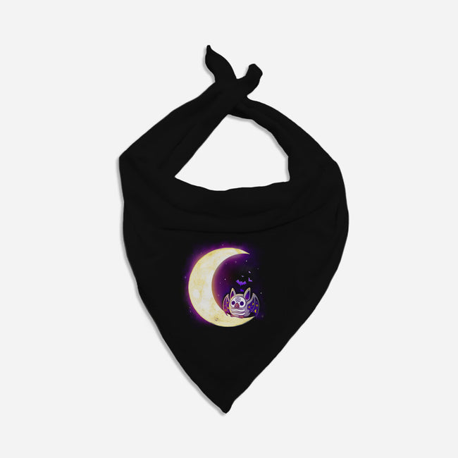 Bat Sweet Moon-Dog-Bandana-Pet Collar-Vallina84