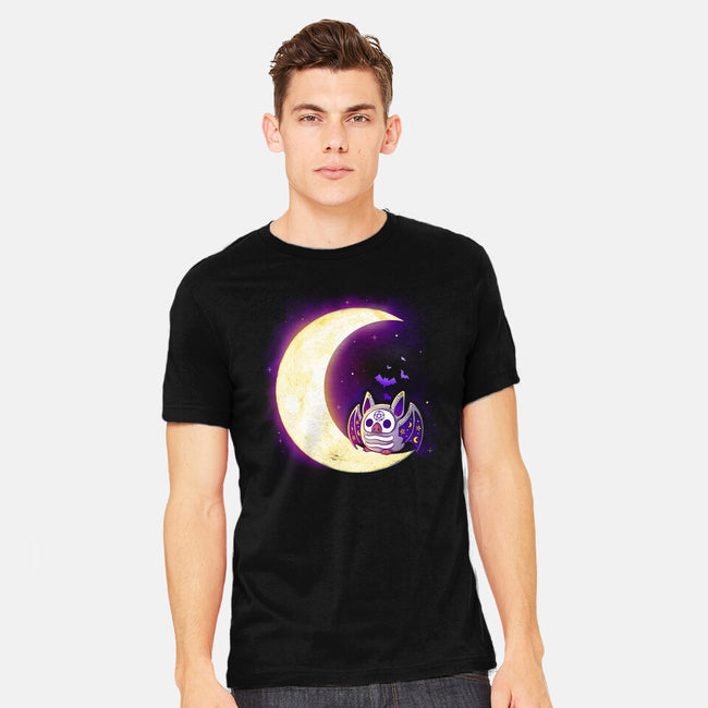 Bat Sweet Moon-Mens-Heavyweight-Tee-Vallina84