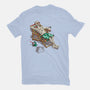 Mummy On Vacation-Womens-Fitted-Tee-Ramos