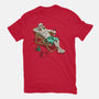 Mummy On Vacation-Womens-Fitted-Tee-Ramos